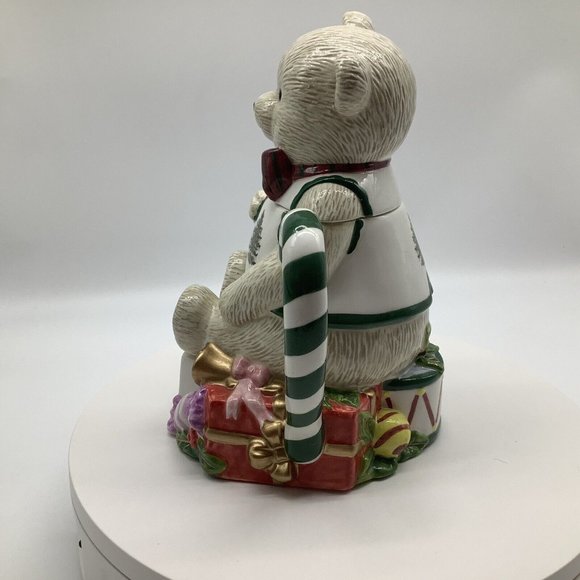 Spode Teddy Bear Christmas Tree Teapot with Lid - Picture 5 of 16
